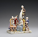 The Coiffure, Ludwigsburg Porcelain Manufactory (German, 1758–1824), Hard-paste porcelain, German, Ludwigsburg