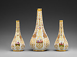 Bottles (3), Meissen Manufactory German, Hard-paste porcelain, German, Meissen and Augsburg