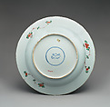 Dish, Hard-paste porcelain, Chinese, for European market