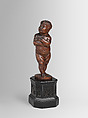 Girl, Leonhard Kern (German, Forchtenberg, Hohenlohe 1588–1662 Schwäbisch Hall), Pearwood (Pyrus communis); pedestal: blackened wood, German, Schwabisch-Hall