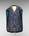 Chasuble, Silk and metal thread, Italian