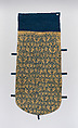 Chasuble fragment, Silk and metal thread, linen wefts, Italian, possibly Lucca