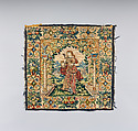Faith, probably from a set of the Virtues, Wool, silk, silver and silver-gilt thread (21 warps per inch, 9 per cm.), Flemish