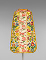 Chasuble front, Silk, Italian or French