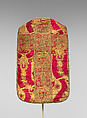 Chasuble, Silk, cotton and metal thread, Italian