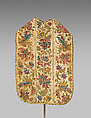 Chasuble, Silk and metal thread on canvas, Austrian or Italian