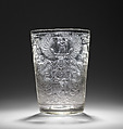 Arms of the Klinkebiel von Grünewald family, Master of the Koula Beaker, Glass, Bohemian, Riesengebirge (Krkonoše)