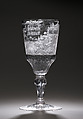 Triumph of Frederick the Great after second Silesian war, Glass, German, Silesia