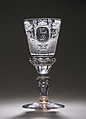 Standing cup, Workshop of Friedrich Winter (active 1685–ca. 1710), Glass, German, Silesia (Petersdorf)