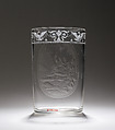 Beaker, Glass, probably French, Paris