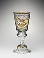 Wineglass, Glass, Central German