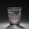 Beaker, Glass, German, probably Silesia