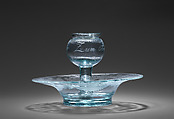 Inkwell, Glass, Bohemian