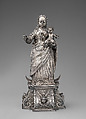 Virgin and Child, Cast, repousséd and chased silver, Indian, Goa