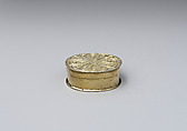 Miniature box with cover, Silver, German, probably Augsburg