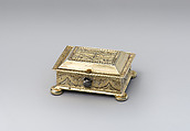 Miniature box, Silver, German, probably Augsburg