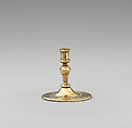 Miniature candlestick, Silver, German, probably Augsburg