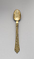 Miniature spoon, Silver, German, probably Augsburg