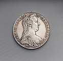 Thaler of Empress Maria Theresa, Günzburg Mint, Silver, Austrian