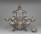 Epergne, Thomas Heming, Silver, British, London