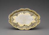Salver, Gottlieb Menzel, Silver gilt, German, Augsburg