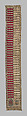 Sash, Silk and metal thread (modern fringe), Polish, Sluck