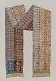 Sash, Jacob Paschalis, Silk and metal thread, metal fringe, Polish, Kobylka