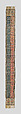 Sash, François Selimand, Silk and metal thread, Polish, Kobylka