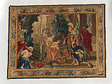 Tancred Frees Herminia, from The Story of Tancred and Clorinda, Michel Corneille the Elder French, Wool and silk, 8 warps per cm., French, Paris