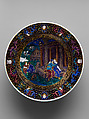 Isaac and Rebecca, Suzanne de Court  French, Painted enamel on copper, partly gilt, French, Limoges