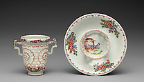 Saucer, Vienna, Hard-paste porcelain, Austrian, Vienna