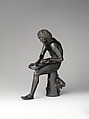 Spinario (boy pulling a thorn from his foot), Bronze, Northern Italian - Padua or Ravenna