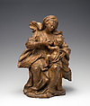 Virgin and Child, Giovanni Giuliani  Italian, Terracotta with traces of metallic patina, Austrian, Stift Heiligenkreuz