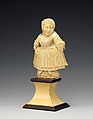 Female Dancing Dwarf, Ivory; base: ivory and wood, German or Netherlandish