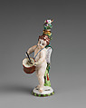 Scent bottle, Saint James&#39;s Factory (British, ca. 1748/49–1760), Soft-paste porcelain, British, London