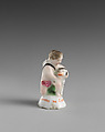 Miniature seal, Chelsea Porcelain Manufactory British, Soft-paste porcelain, British, Chelsea