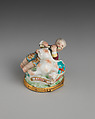 Shepherd boy, Chelsea Porcelain Manufactory (British, 1745–1784, Gold Anchor Period, 1759–69), Soft-paste porcelain, British, Chelsea