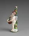 Scent bottle, Saint James&#39;s Factory (British, ca. 1748/49–1760), Soft-paste porcelain, British, London