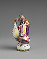 Monkey with young, Saint James&#39;s Factory (British, ca. 1748/49–1760), Soft-paste porcelain, British, London