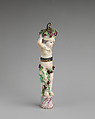 Infant Bacchus, Chelsea Porcelain Manufactory (British, 1745–1784, Transitional (Brown Anchor) Period, ca. 1758–1759), Soft-paste porcelain, British, Chelsea