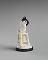 Miniature seal, Saint James&#39;s Factory (British, ca. 1748/49–1760), Soft-paste porcelain, British, London