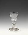 Wineglass, Glass, possibly British