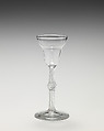Wineglass, Glass, possibly British, Bristol