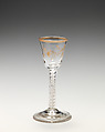 Wineglass, Glass, British, possibly Bristol