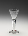 Jacobite "amen" glass, Glass, British