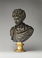 Marcus Aurelius, Bronze, brass base, Italian