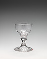 Sweetmeat glass (one of a pair), Glass, British