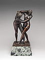 Two women wrestling, Attributed to Ferdinando Tacca (Italian, Florence 1619–1686 Florence), Bronze, on later stone base, Possibly Northern European