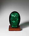 Door stop (one of a pair), Glass, British