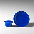 Saucer, Glass, British, probably Bristol